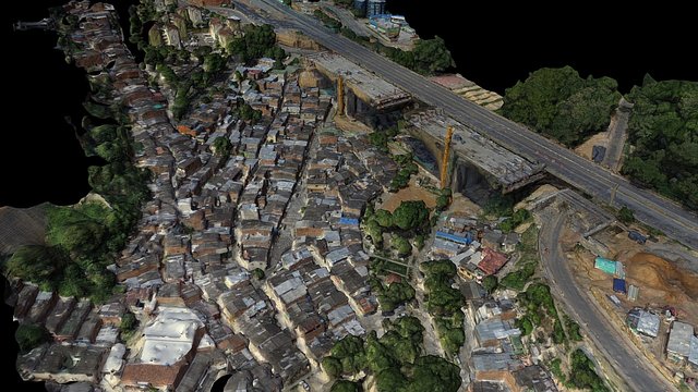 021 Viaducto Garcia Cadena Simplified 3d Mesh 3D Model