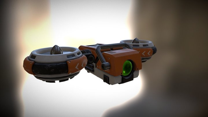 Camera Drone 3D Model