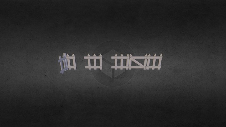 Fence Modules 3D Model