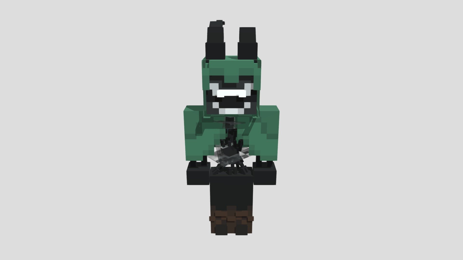 Teeth Minecraft Skin Download Free 3D model by Cutey61665