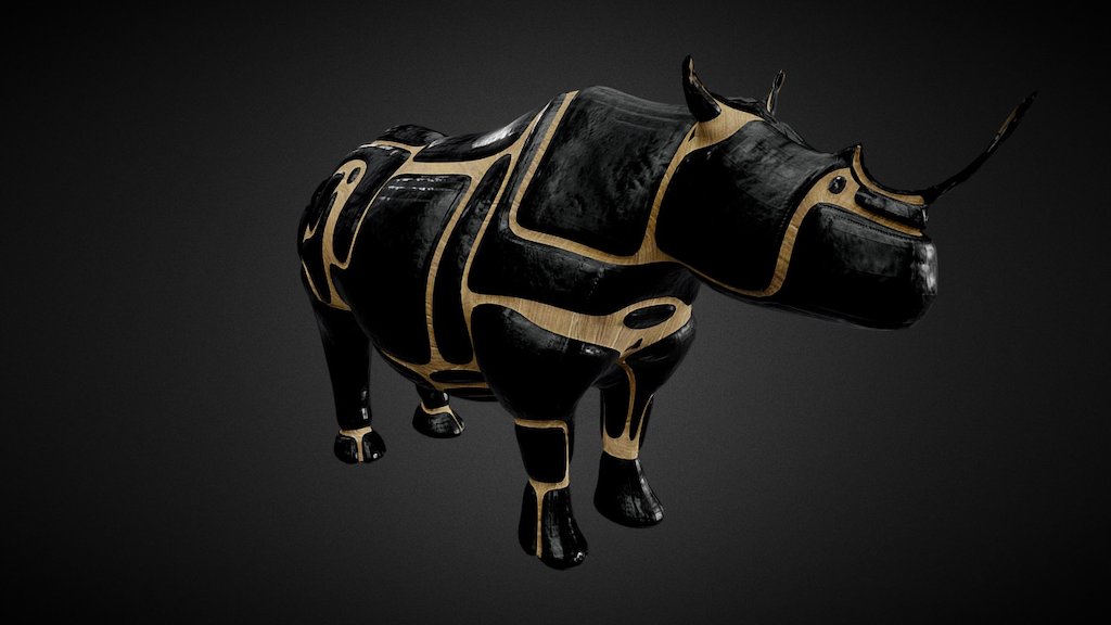 Sculpture Rhino (test)