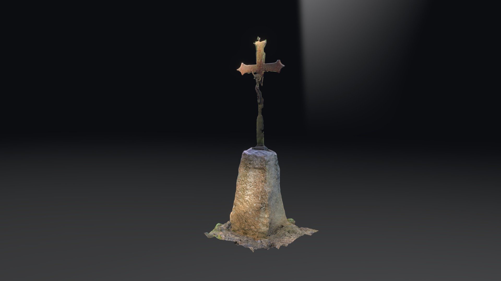 Cross in the old cemetery