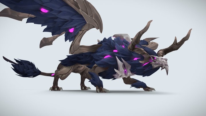 Old God Elder Dragon 3D Model