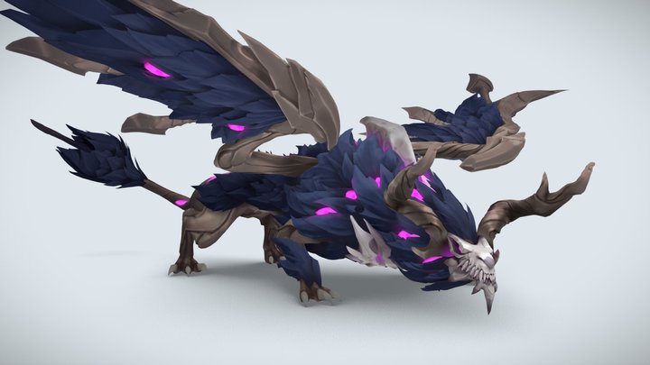 Old God Elder Dragon 3D Model