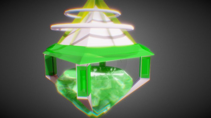 jewelry earring_WT 3D Model