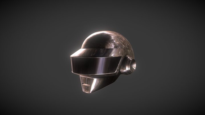 Daft Punk Helmet - Thomas 3D Model