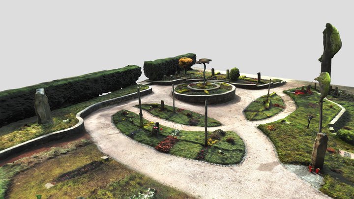 Bingen Friedhof 3D Model