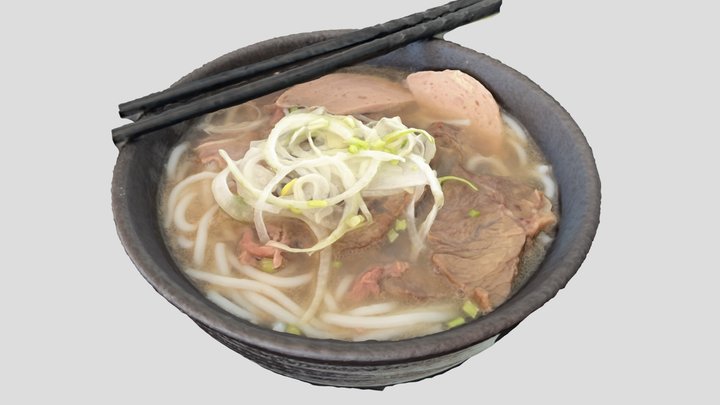 Bun Bo Hue Soup 3D Model