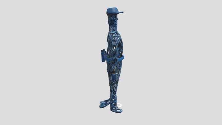 Police Sculpture 3d Model – Gratis 3D-model STL