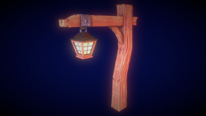 Lamp post. Concept art from Jens Granström 3D Model
