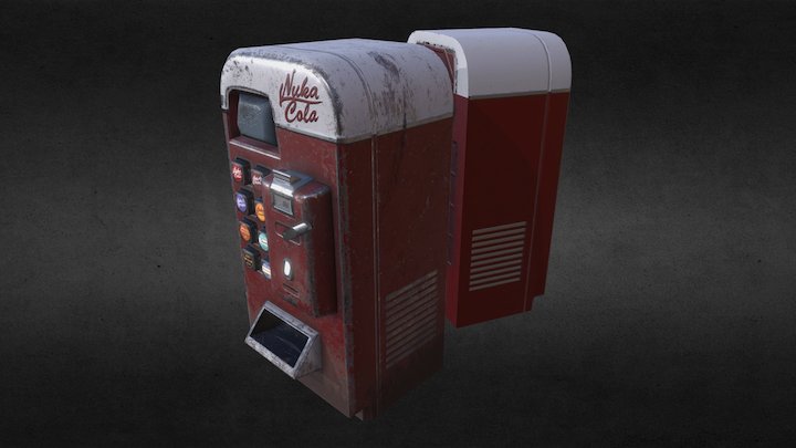 Nuka-Cola vending machine 3D Model
