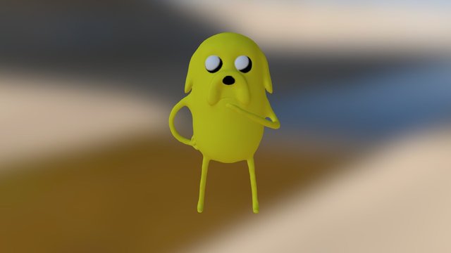 Jake The Dog 3D Model
