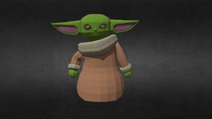 Grogu 3D Model