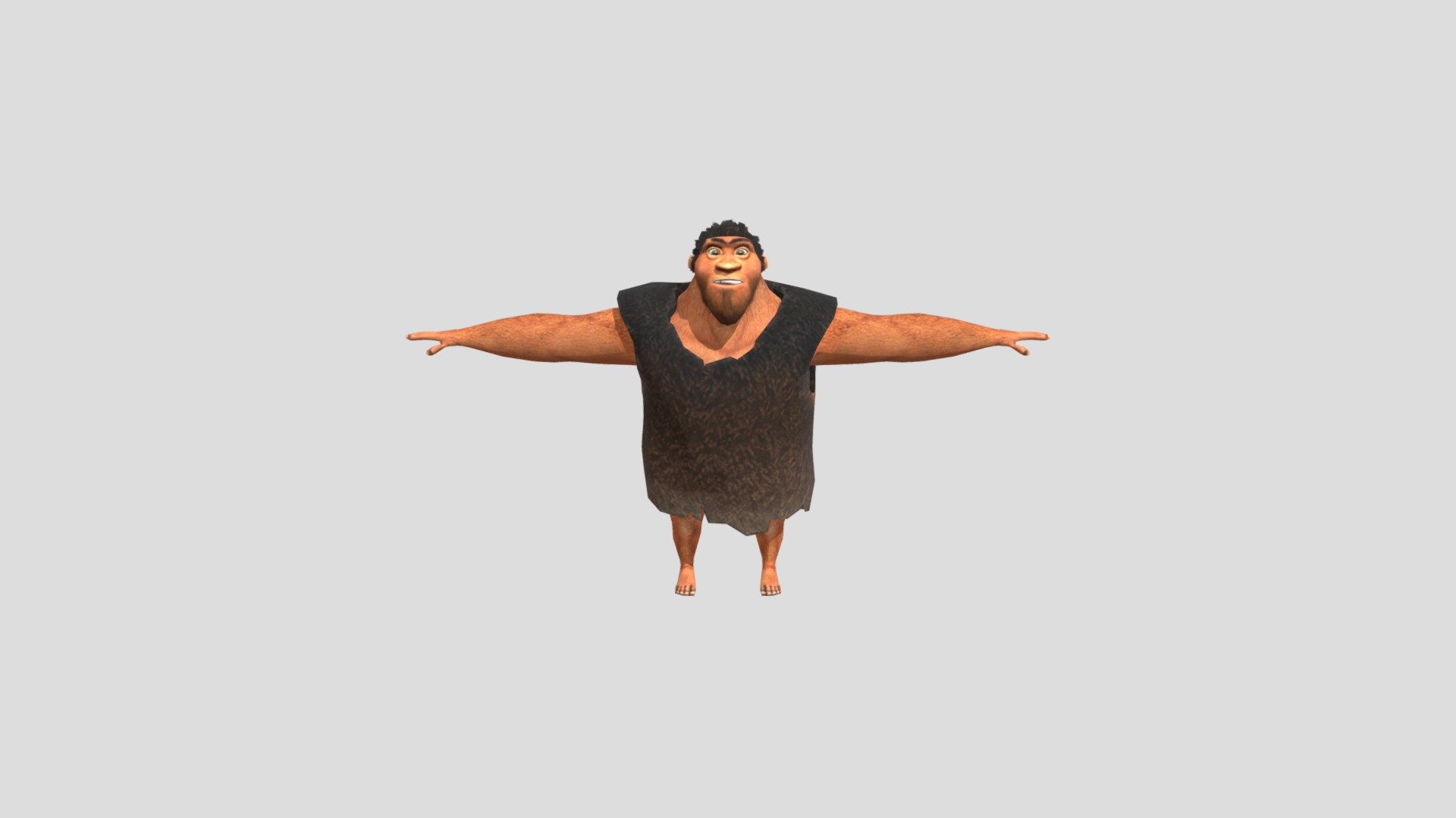 Wii - The Croods Prehistoric Party - Grug - Download Free 3D model by ...