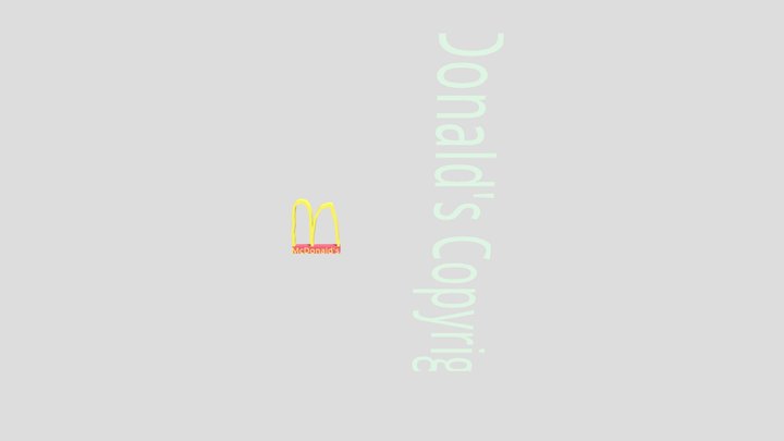 McDonald's 3D Model