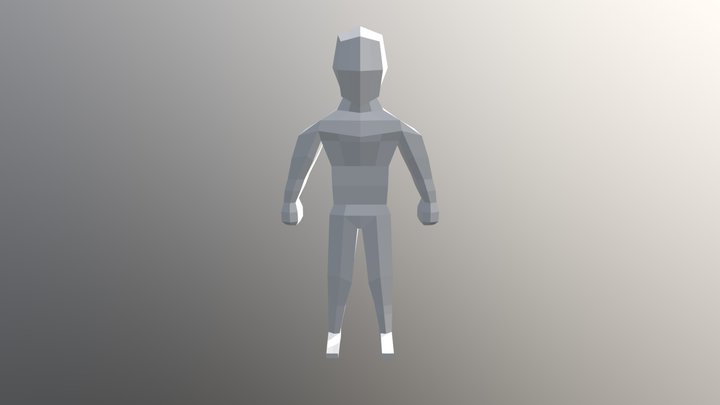 LOW POLY HUMAN CHARACTER 3D Model