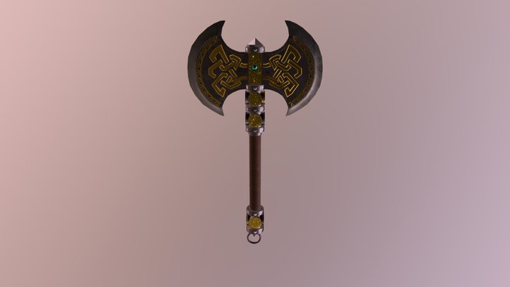 Dwarven Axe 3D Model