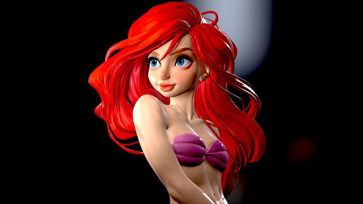 Ariel – Modello 3D gratuito STL