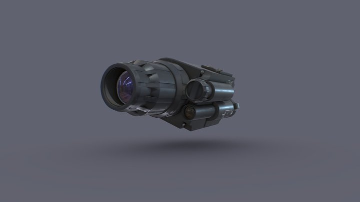 Pulsar Challenger night vision goggles 3D Model