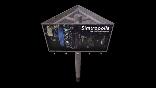 Big Billboard C for CSL 3D Model