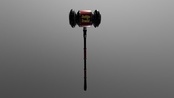 Justice Hammer of Judge Fredd 3D Model