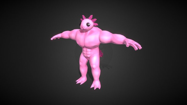 Macholote (VRChat-ready Avatar) 3D Model