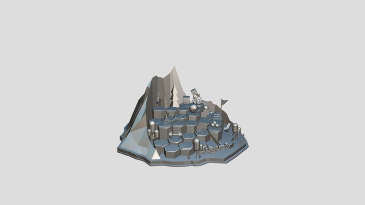 Hins' Island Interactive Media Prototype 3D Model