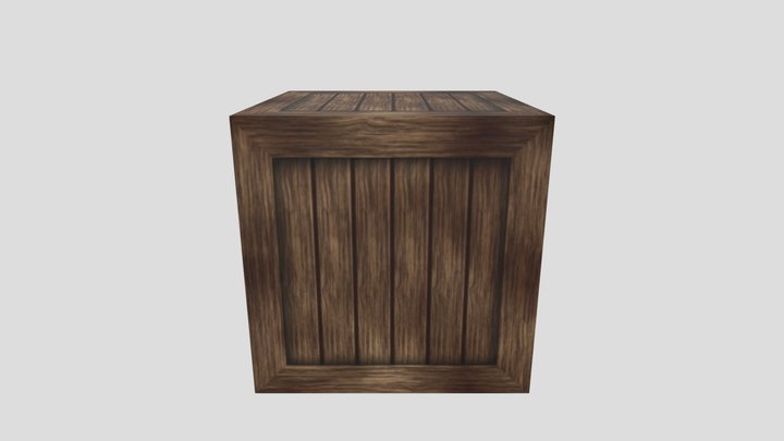 Cube Textured 3D Model