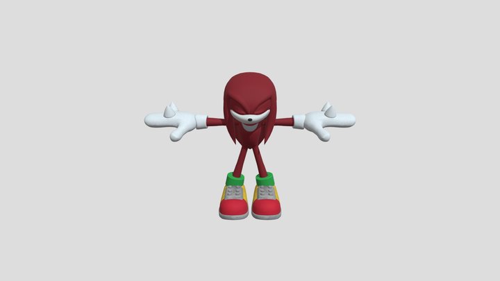 Sonic Frontiers - Knuckles 3D Model