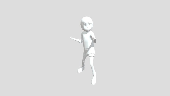 Chihiro Punch Fbx 3D Model