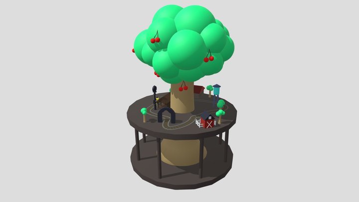 Blockout 3D Model