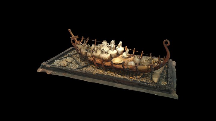 Ancient Boat 3D Model