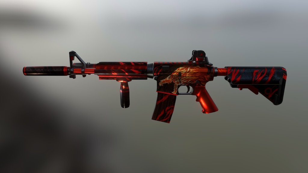 MK18 Mod0 Howl - 3D model by alx_flameniro [be41310] - Sketchfab