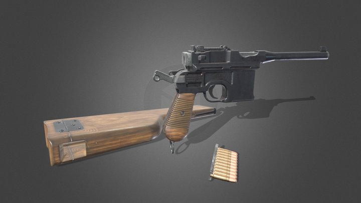 Mauser C96 3d Models Sketchfab 2722