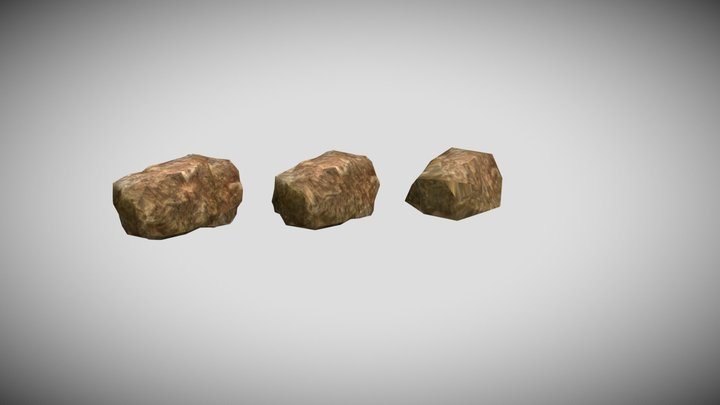 rock Scene 3D Model