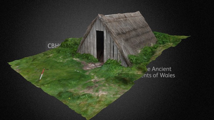Cwt Sychu Gwymon | Seaweed Hut, Freshwater West 3D Model