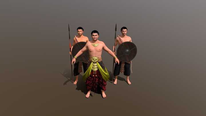Gajah Mada 3D Model