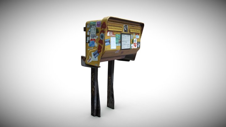 Berlin Mailbox 3D Model