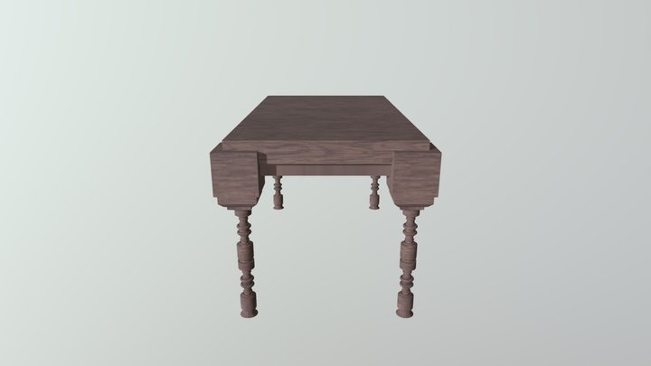 Victorian Table 3D Model