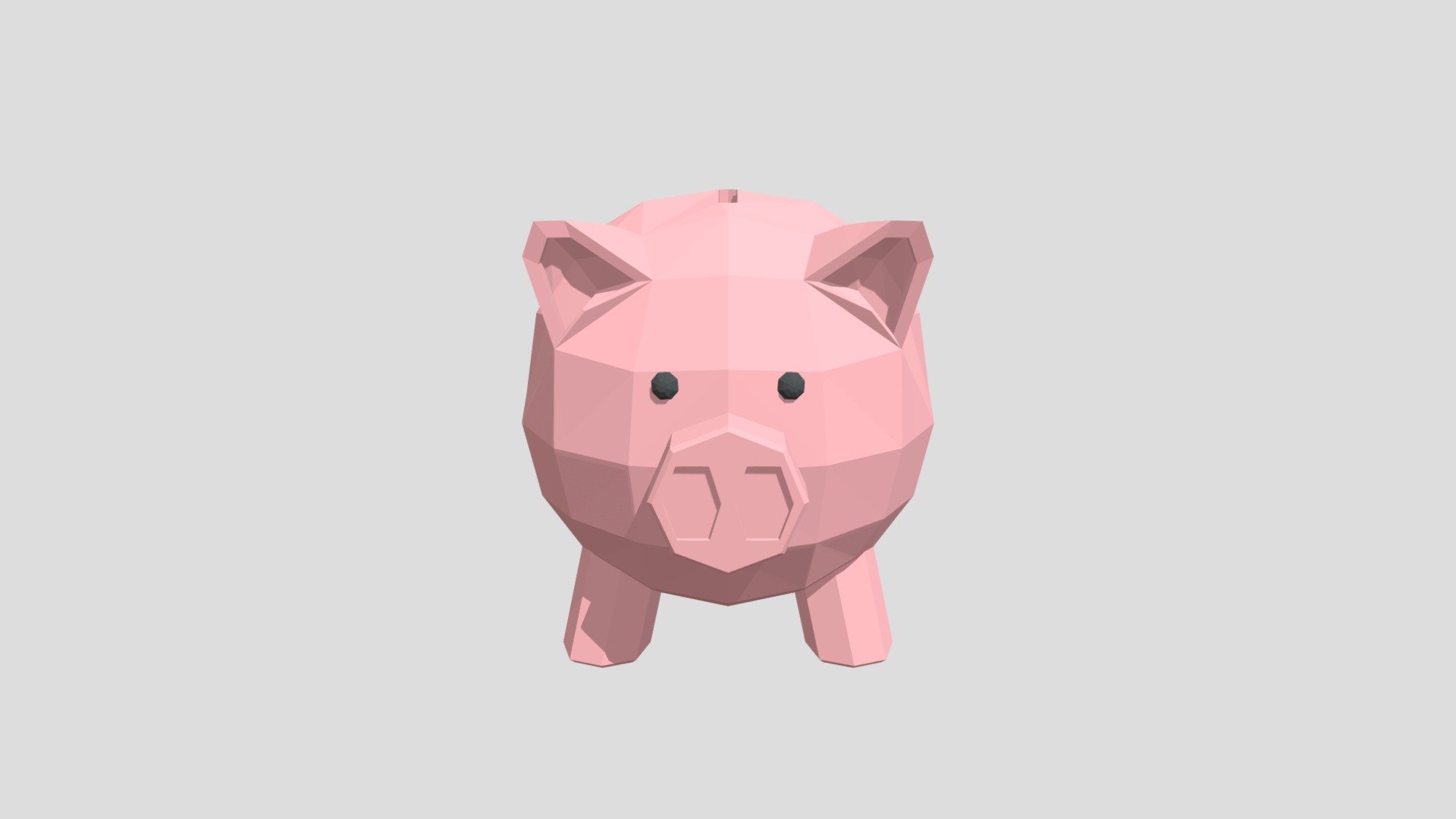 Piggy bank from Poly by Google