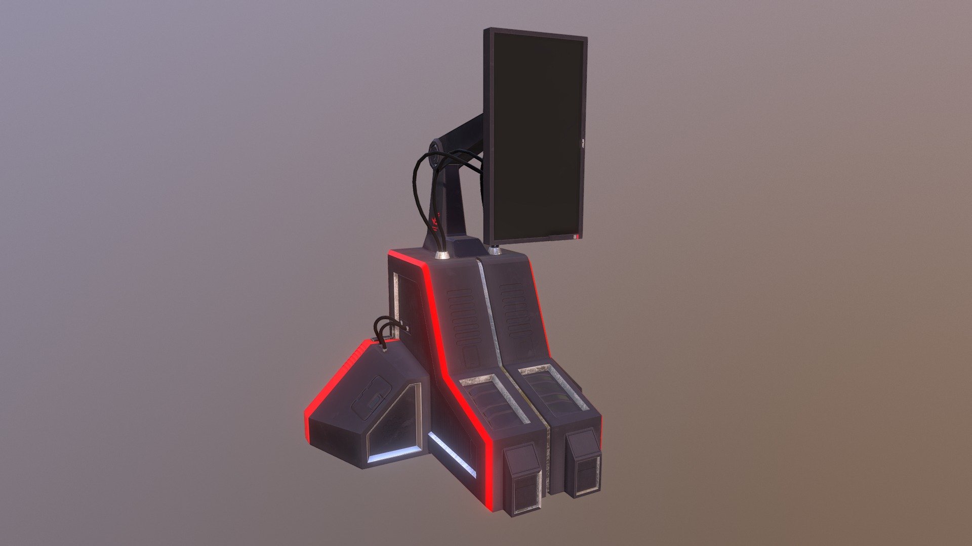 Sci-Fi Super Computer - 3D model by Ryan (@RyanBocking) [be4438e ...