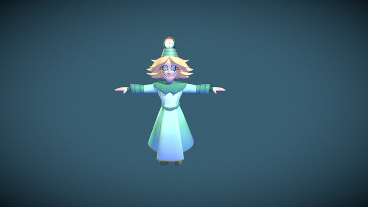 Time Godess 3D Model