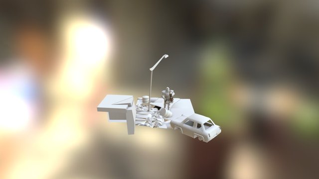 fallout armor+ _animated_ minigun 3D Model