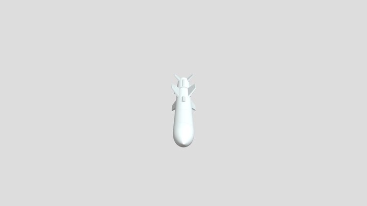 laos Game Missile 3D Model