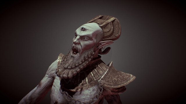 Skywind Ash Vampire 3D Model