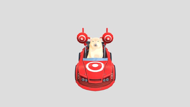 Cheems Target – Kostenloses 3D-Modell STL