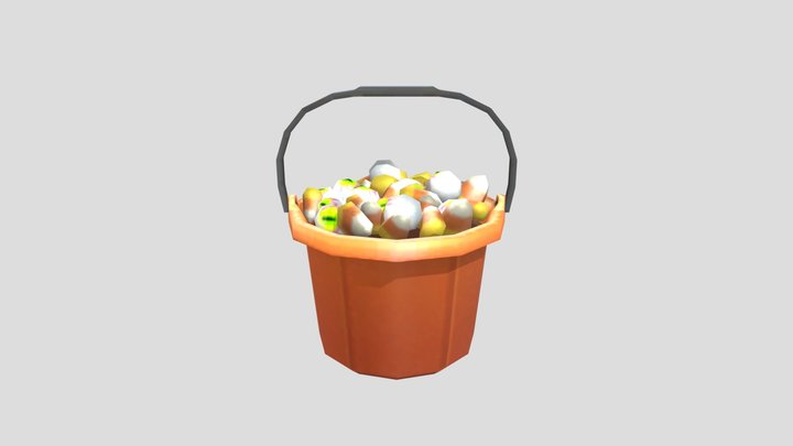 Trick or Treat Basket Gorilla Tag 3D Model