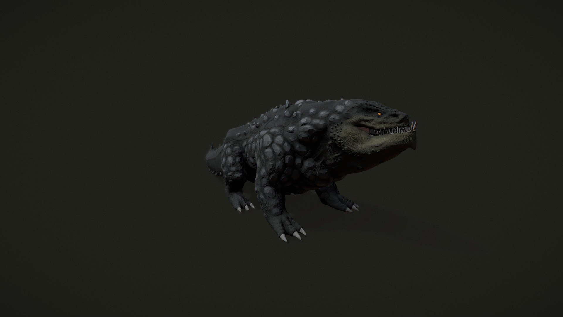 Darken , creature lizard raid boss for game