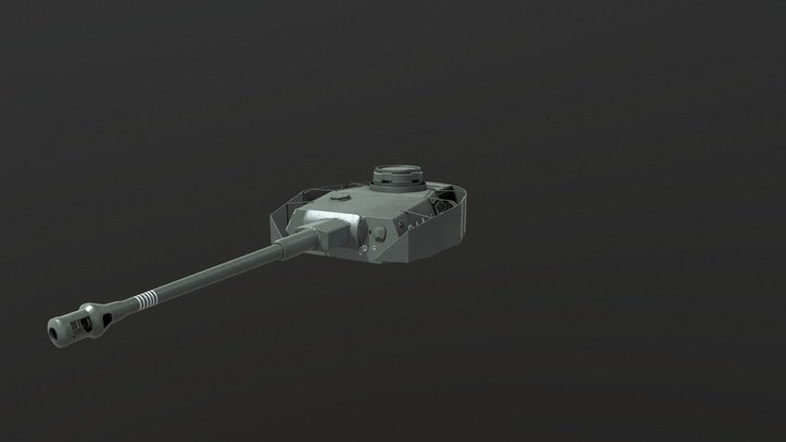 Pz.Kpfw. IV Ausf. H turret 3D Model