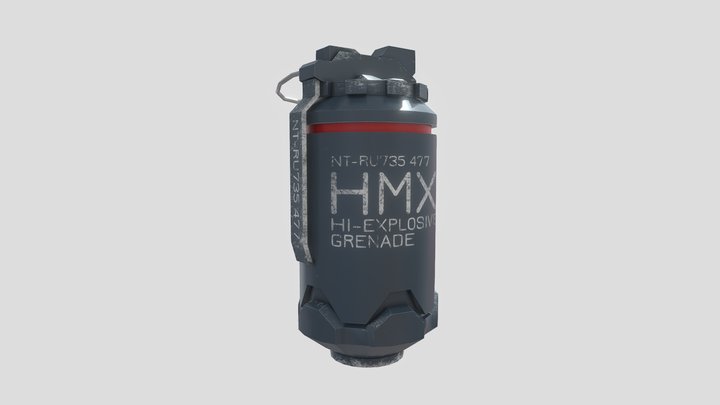 Elysium Grenade 3D Model